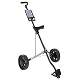 LiulingWSH faltbarer Golfwagen, verstellbare 2 Räder,...