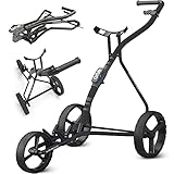 Golf Trolley TGU Unisex-Erwachsene OG03140 Golf-Trolley, Schwarz