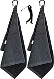 TDDL Premium-Golf-Handtuch, Mikrofaser-Gewebe, Golftasche, Handtuch...