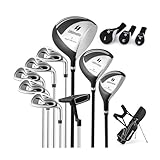 GYMAX Komplettes Golfschläger-Set für Herren, Golf-Set mit...