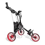 LILIS Golf trolleys,Fold Golfwagen Dreirädrigen Golftrolley...