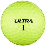 Wilson Ultra, 2-Piece Golfbälle für mehr Länge, 15er-Pack, Weiche...